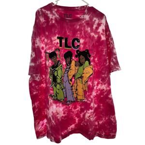 TLC Cartoon Tee in Pink Tie Dye Size 3X New without Tag